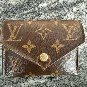 Louis Vuitton Victorine Brown Monogram Envelope Wallet